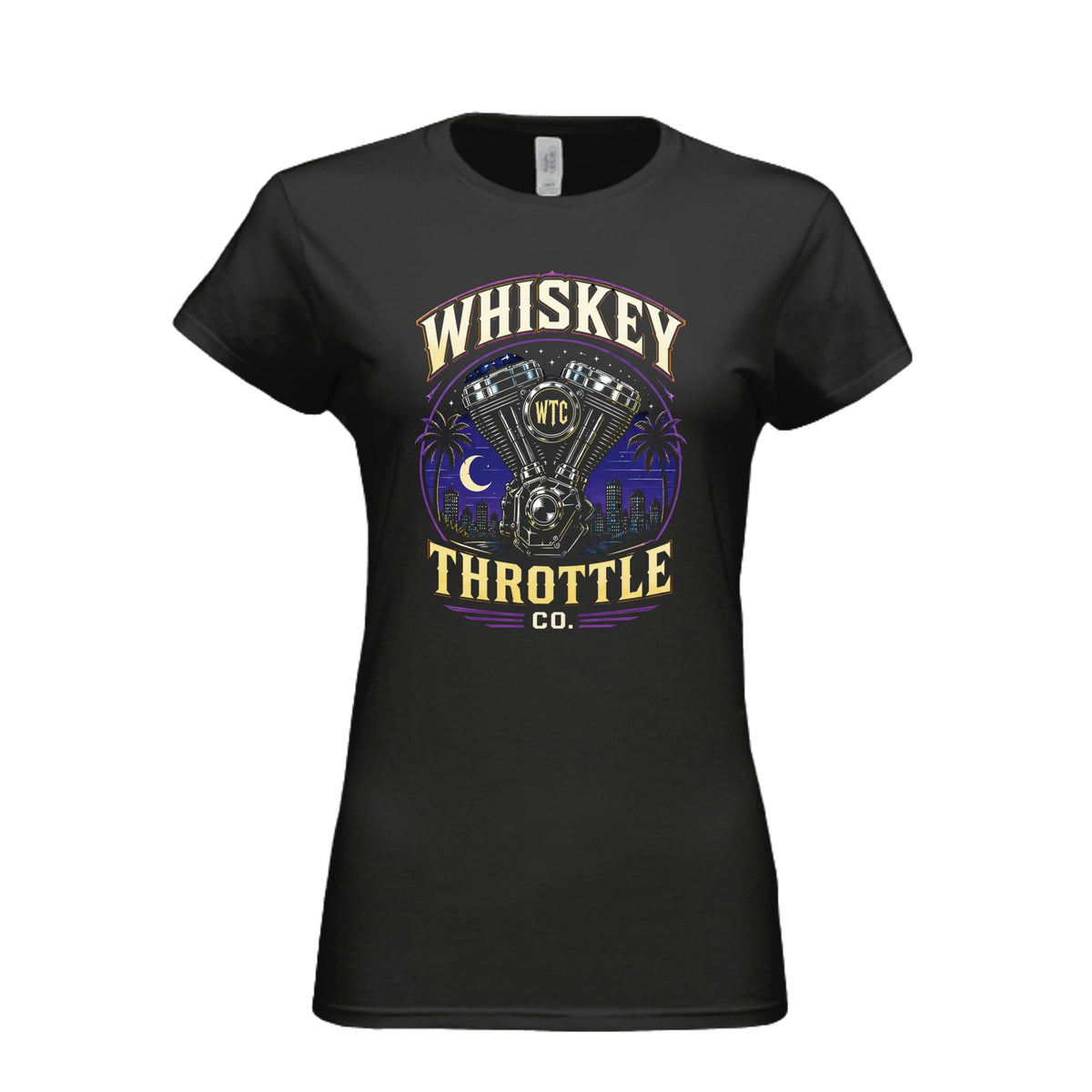 WHISKEY NIGHTS WOMEN'S TEE